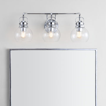 Shirley Metal/ Bubbled Glass Vanity Light - JONATHAN Y